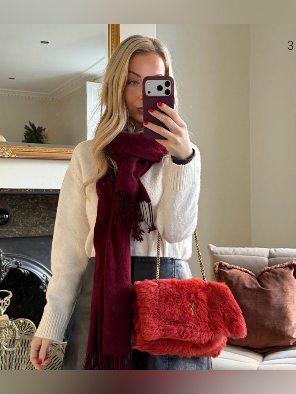 🔥🔥 100% Authentic Saint Laurent
small Kate reversible shoulder bag🔥🔥 - Picture 12 of 16
